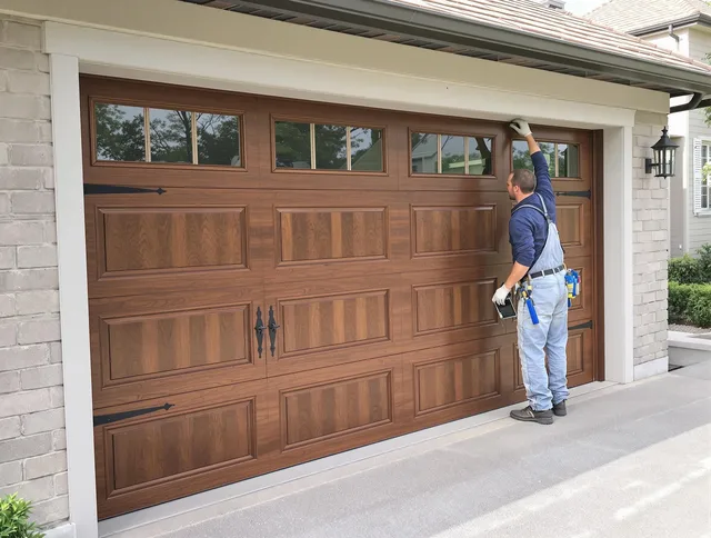 Custom garage door showcase by Dartmouth Garage Door Repair in Dartmouth