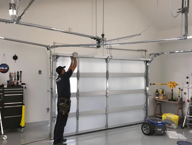 Dartmouth Garage Door Repair certified team performing precision garage door installation in Dartmouth
