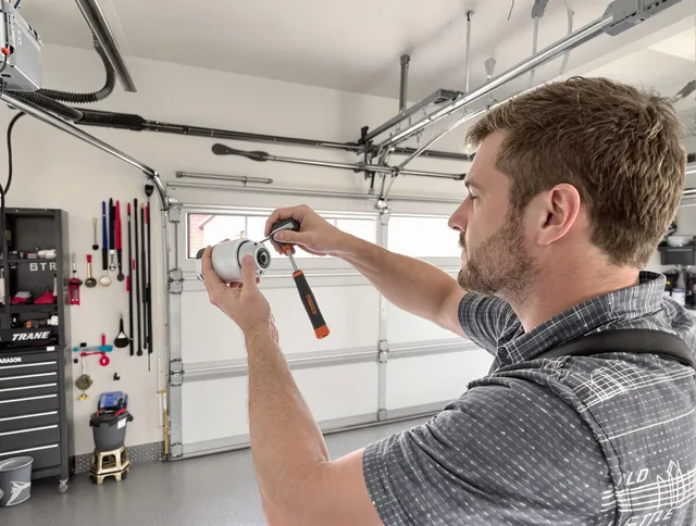 Garage door opener repair service by Dartmouth Garage Door Repair in Dartmouth